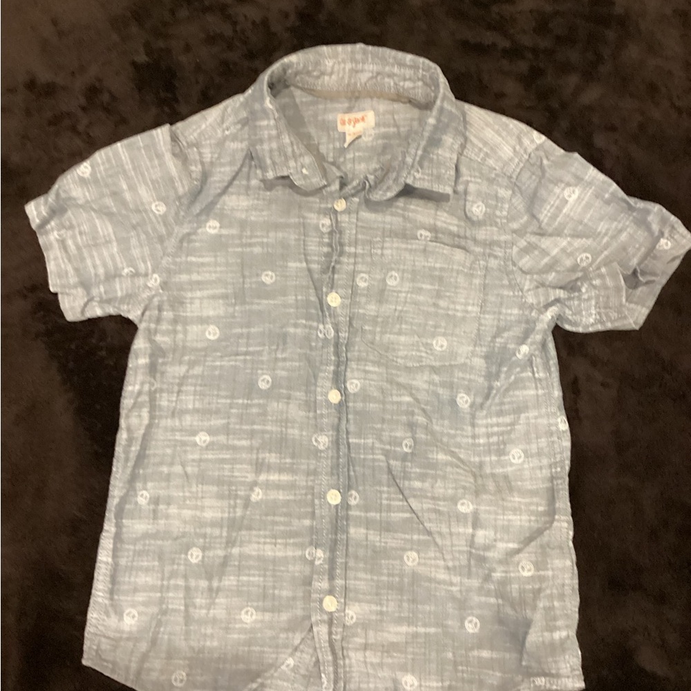 Cat & Jack Blue Button-Up Shirt